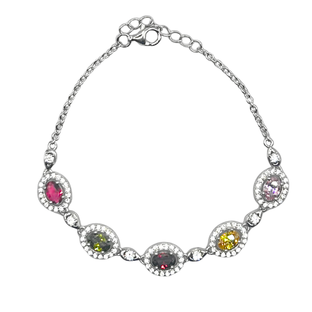 Zilveren prinsessen armband - 925 zilver -