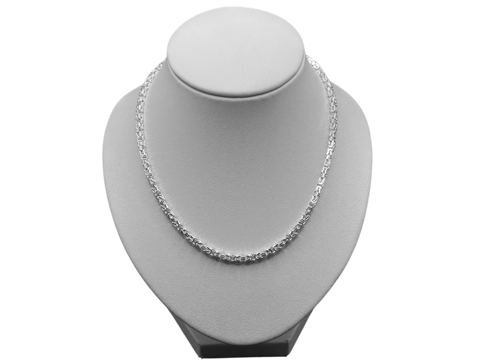 3MM koningsketting - 925 zilver -