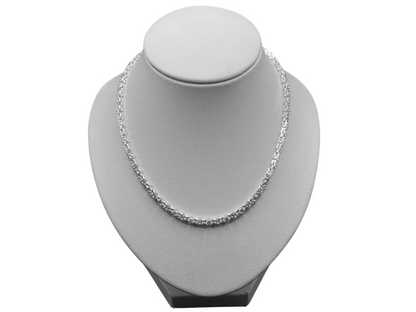 3MM koningsketting - 925 zilver -