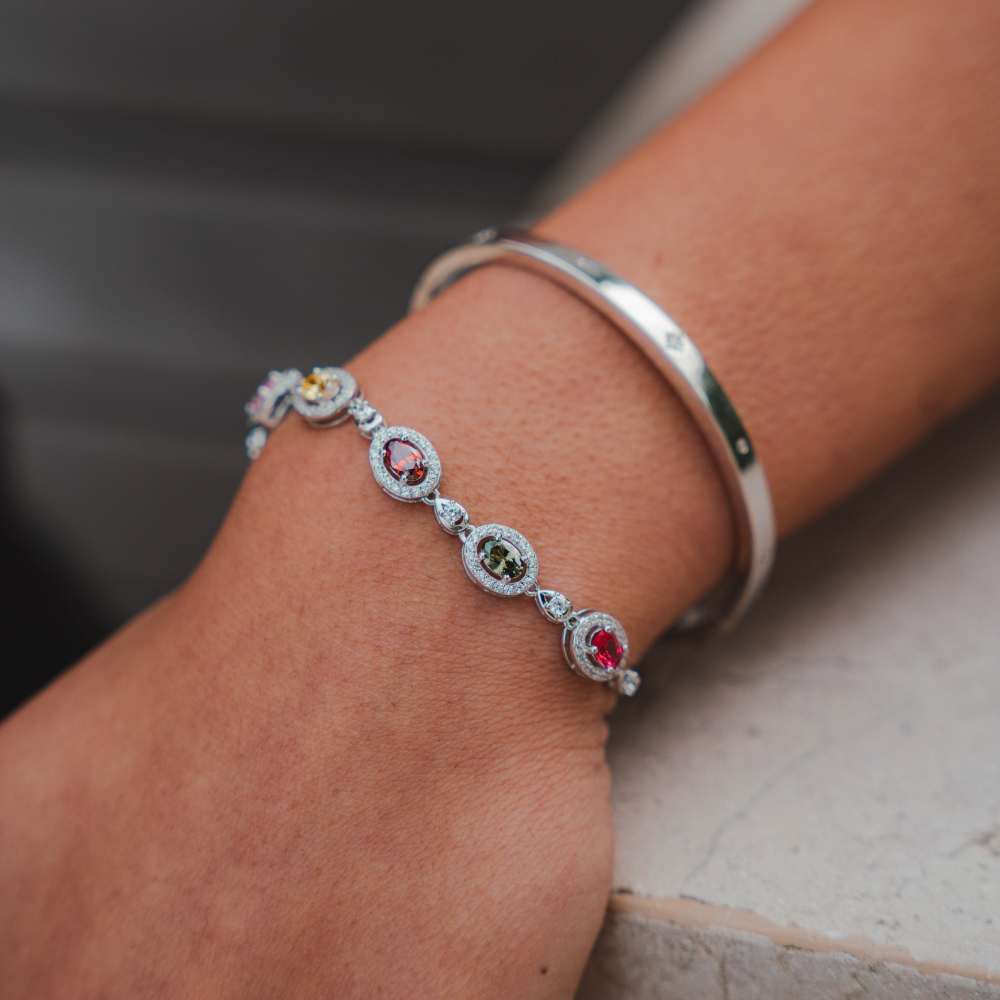 Zilveren prinsessen armband - 925 zilver -