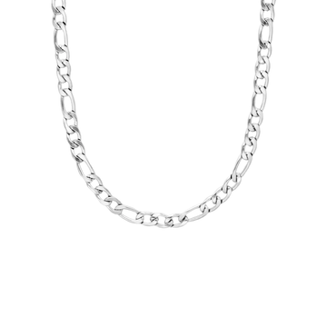 7 MM ZILVEREN FIGARO KETTING - 925 ZILVER -