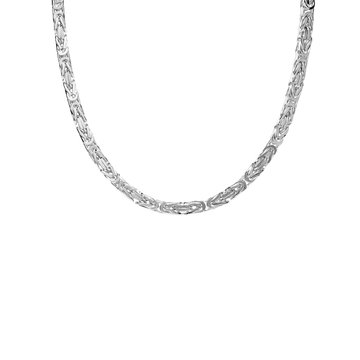 4 MM koningsketting - 925 zilver -