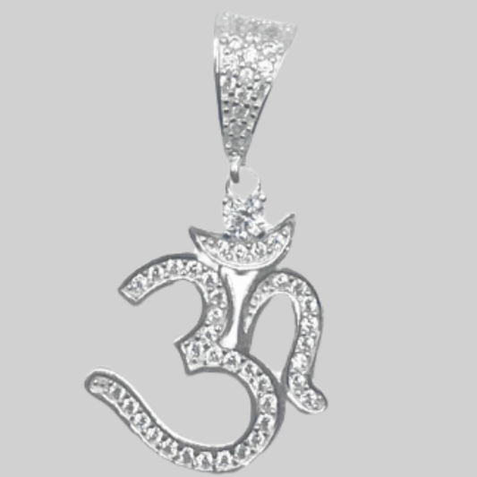Silver Ohm pendant