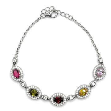 Zilveren 'Princes' armband - 925 zilver -
