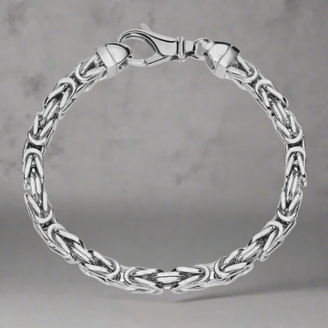 5 MM koningsarmband - 925 zilver -