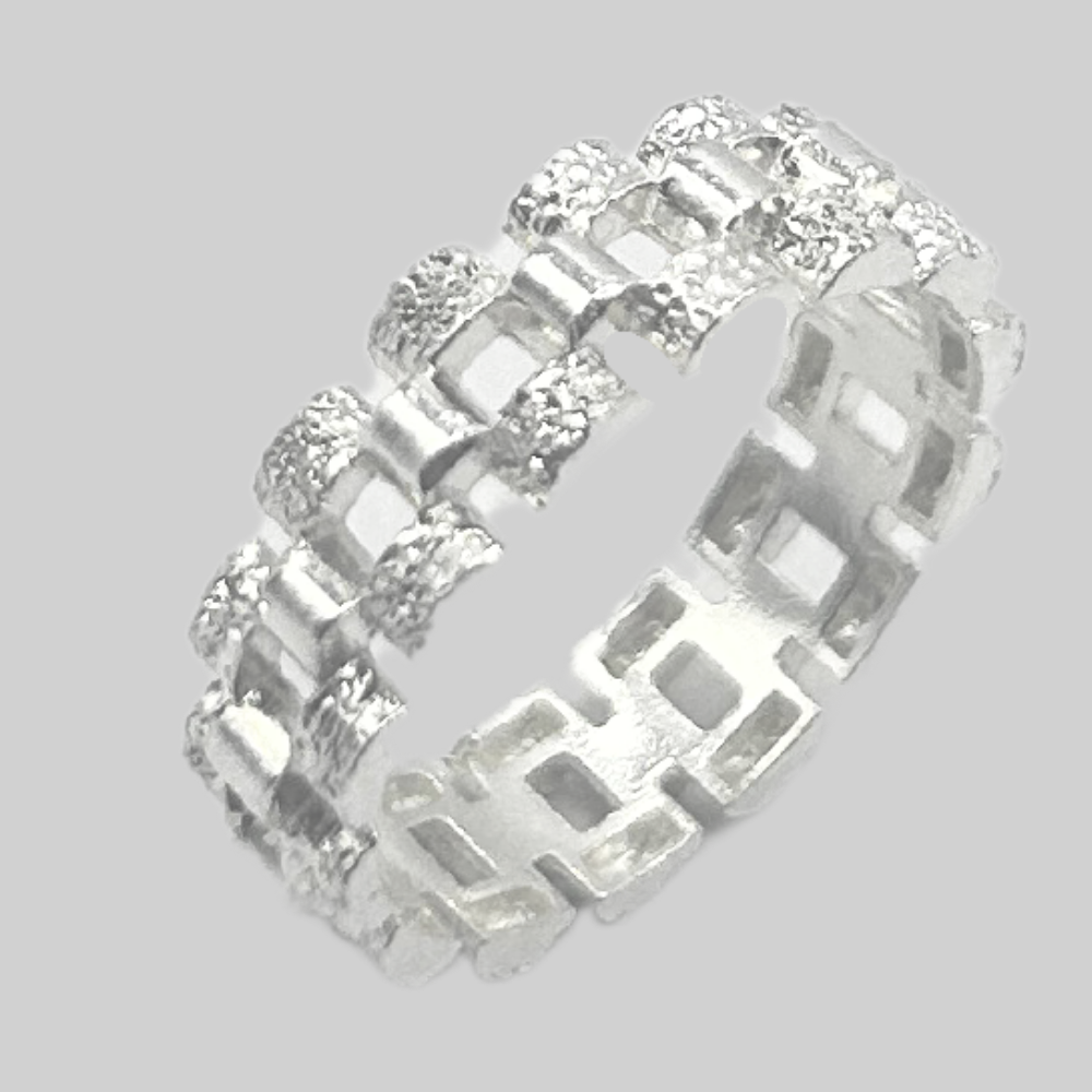 Bague Schakel Zilveren