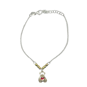 Beer bedel armband - 925 zilver -