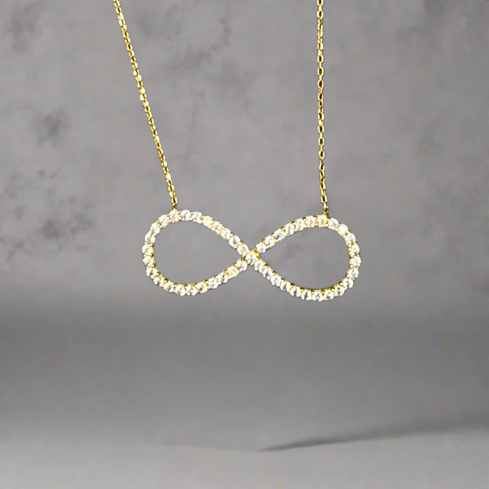 14 KARAAT 'INFINITE' KETTING - 14 KARAAT GOUD -