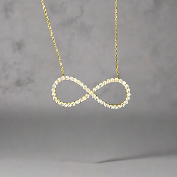 14 KARAAT 'INFINITE' KETTING - 14 KARAAT GOUD -