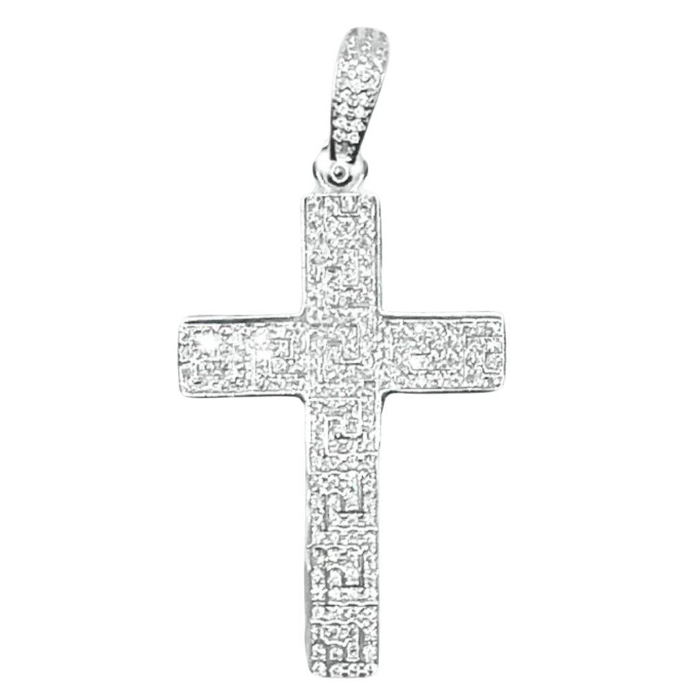 Zilveren kruis hanger VXI - 925 zilver -