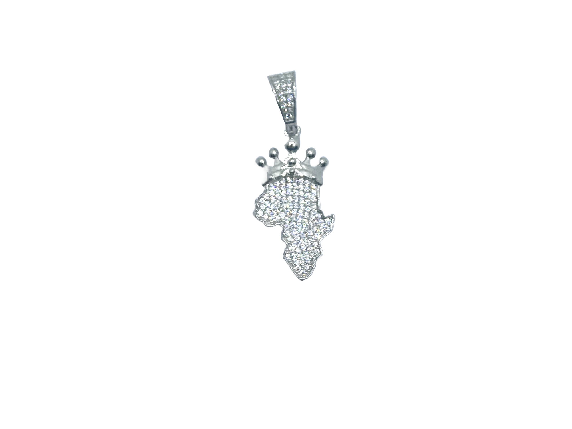 Afrika hanger - 925 zilver -