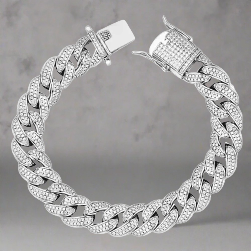 Silver Cuban bracelet