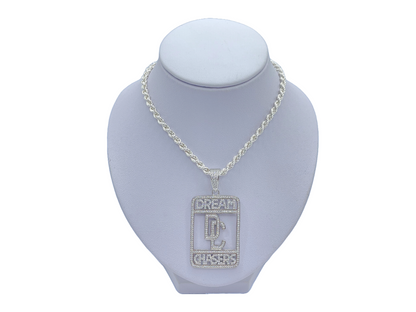 Silver dream chaser necklace