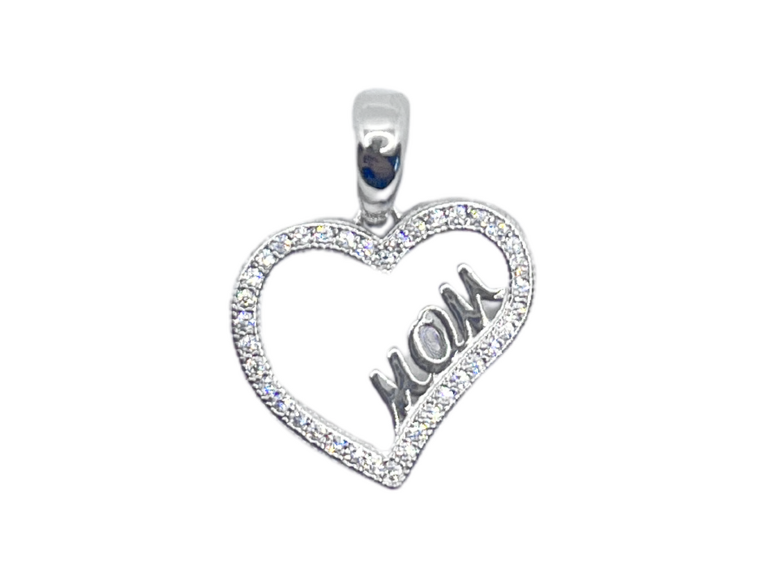 Zilveren Mom hanger - 925 zilver -